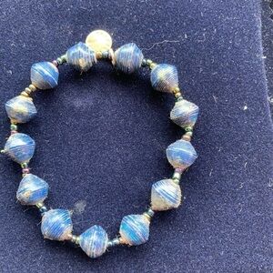 Bead for life blue bracelet